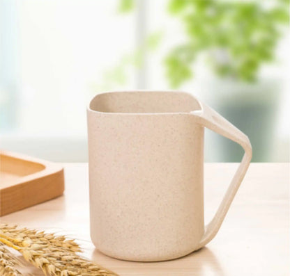 Wheat Straw Square Toothbrush Cup