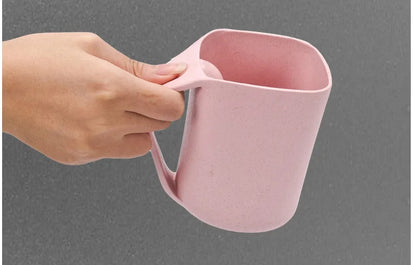 Wheat Straw Square Toothbrush Cup