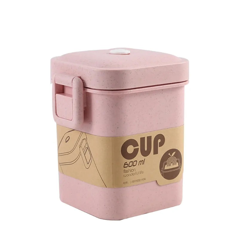 Wheat Straw Lunch Box Set