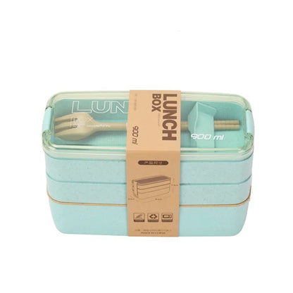 Wheat Straw Lunch Box Set