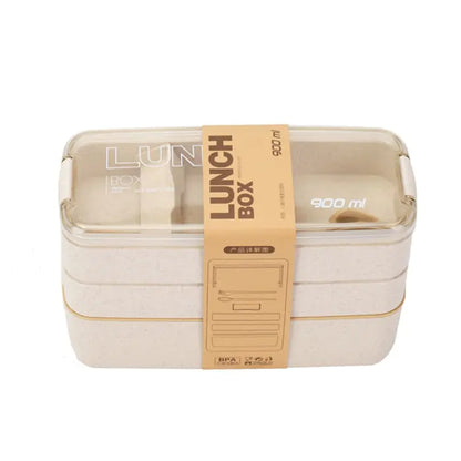 Wheat Straw Lunch Box Set