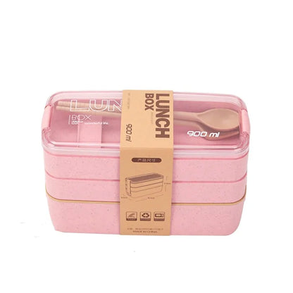 Wheat Straw Lunch Box Set
